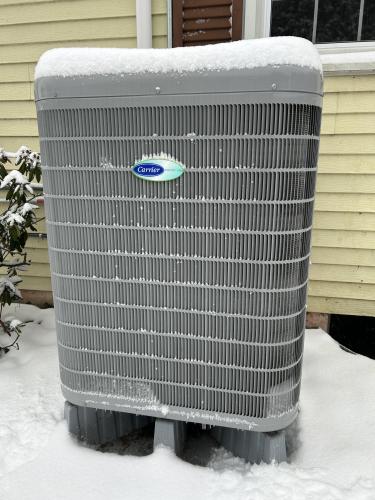 heat pump in winter